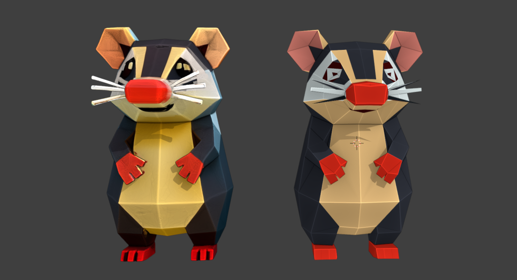 Create Low poly Model from High poly