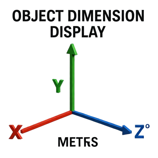 Object Dimension Display